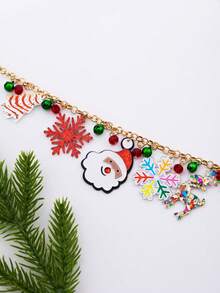 1件圣诞老人项链费加罗链圣死神吊坠/挂饰圣犹达男女项链 - 聖誕老公公 - 查看 5