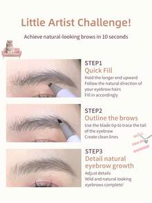 FLORTTE I Am Super Beauty Liquid Eyebrow Pen - 02# Grey - 查看 4