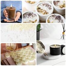 Cera de Soya para Hacer Velas 1kg, Cera De Soja con 50 Mechas de Algodn de 12cm, Cera De Soja Natural Pura 60 Alto Punto De Fusin Soy Wax Suministros para Elaboracin Vela Cera Artesanal - inicial - Ver 8
