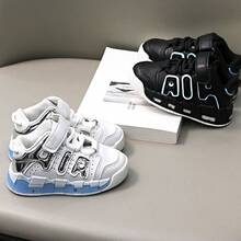 Zapatillas antideslizantes de suela blanda para bebés de 1 a 6 años, zapatos para niños pequeños, zapatos de moda para niños. - Negro - Ver 10