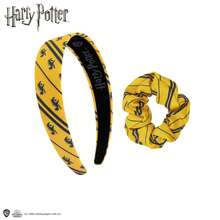 WB 1 PIEZA Diadema oficialmente con licencia de Harry Potter Hufflepuff - Rayas bordadas en amarillo y negro Estampado completo Deporte con material transpirable de Casa Diadema para yoga Accesorio de vestir casual Accesorio con escudo de espíritu escolar para entusiastas del fitness de Halloween - Amarillo - Ver 7