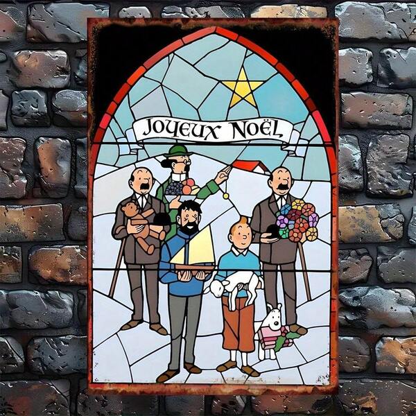 1pc Vintage Metal Sign, Poster With Artworks, Restaurant Bar Pub Cafe Coffee Shop Iron Painting, Water-Proof & Dust-Proof, Funny Home Room Wall Decor, Aesthetic ,Room Decor,Bedroom Decor,Holiday Ornaments,Christmas, Gift.