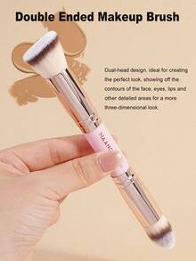 MAANGE 2/4件套专业高效化妆刷套装，包含粉底刷、腮红刷、散粉刷、修容刷、高光刷、眼影刷和遮瑕刷。柔软耐用，适合居家或旅行使用。粉底刷尤其适合搭配粉底液，是送给女性和女孩的绝佳礼物。 - 彩色 - 查看 10
