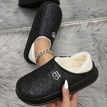 نعال منزلية دافئة مبطنة مانعة للانزلاق للنساء، نعال داخلية فاخرة من الفرو للحوامل، متوفرة بألوان متعددة، شتوية