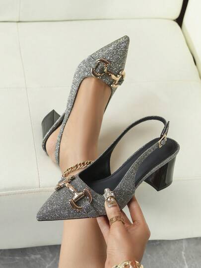 Tacones altos para mujer, zapatos de otoño de estilo francés casual y con bajo escote, zapatos de estilo Mary Jane para trabajo, zapatos casuales deslizantes, zapatos casuales de estilo chic para exteriores, negocios y fiestas