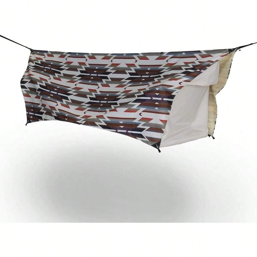 Haven Safari - Tienda de campaña de hamaca completa para camping lona de poliéster 300D incluye almohadilla aislante de alta calidad y mosca de lluvia 80 x 30 pulgadas - Suroeste - Ver 1