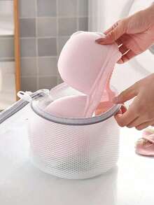 Washing Machine Mesh Bra Laundry Bag Zipper Delicate Clothes Laundry Bag Reusable Underwear Panties Socks Clothing Protector Bag.Secret Santa Gifts For Women.Valentine's Day Gift. - Multicolor - View 7