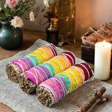 1/3pcs 4-Inch White Sage Smudge Sticks - Sage Smudge Sticks With Instructions And Blessings - Wands For Cleansing Homes And Other Smudging