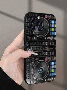 New Fashion TPU Phone Case - Hot Selling DJ Controller Pattern Design Theme Luxury Shockproof Aesthetics Cute Phone Case, Lens Highlighting Protection, Compatible With For IPhone 17/17Air/17Pro/17Promax,16/16Plus/16Pro/16ProMax, 15, 14, 13, 12, 11 Series, Compatible With For Galaxy S Series, Easter Gift, Christmas Halloween Decoration/Birthday Gift, Girlfriend, Boyfriend, Friend Or Yourself. - 黑色 - 查看 6