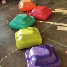 1 Peça Pedra de Equilíbrio Colorida - Cultiva Coordenação e Habilidades Sensoriais para Adolescentes - Ideal para Decoração Doméstica e Presentes de Feriado - Multicolorido - Visão 6