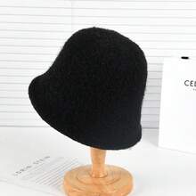 Raw Hem Bucket Hat Letter Label Basin Hats Stylish Versatile Lightweight Fisherman Hats(NA&AN Random Letters) -1