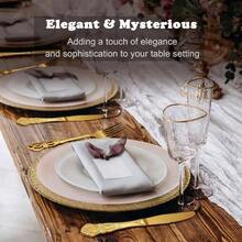 Gorgeous Retro Royal Gold Stainless Steel 20 Pieces Flatware Set, Golden Silverware Set, Anti - Rust Stainless Steel Gold Cutlery Set Utensils Including Fork Spoon And Knife - Gold + 20 - View 8