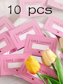 10张/20张刮刮乐爱情券，DIY情人节爱情券，DIY浪漫情侣约会刮刮卡，夜晚卡，送给妻子、丈夫的情侣礼物，结婚纪念日，母亲节