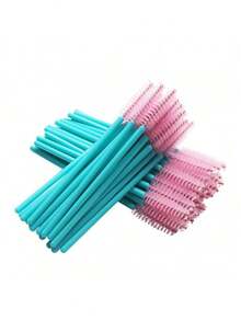 50/100/300pcs Disposable Eyelash Curler, Eyelash Brush, Crystal Eyebrow Brush, Eyelash Extender Makeup Set (Multi-Color) - Multicolor - View 9