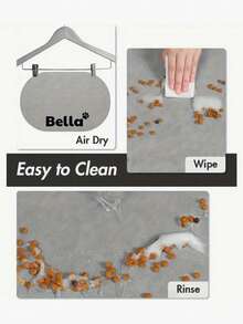 Personalized Absorbent Dog Food Mat, Dog Feeding Mat, Customized Pet Name Dog Food Mat, Personalized Dog Bed Mat, Can Be Customized According To Your Dog's Name, Very Suitable For Protecting Floors And Keeping The Feeding Area Clean