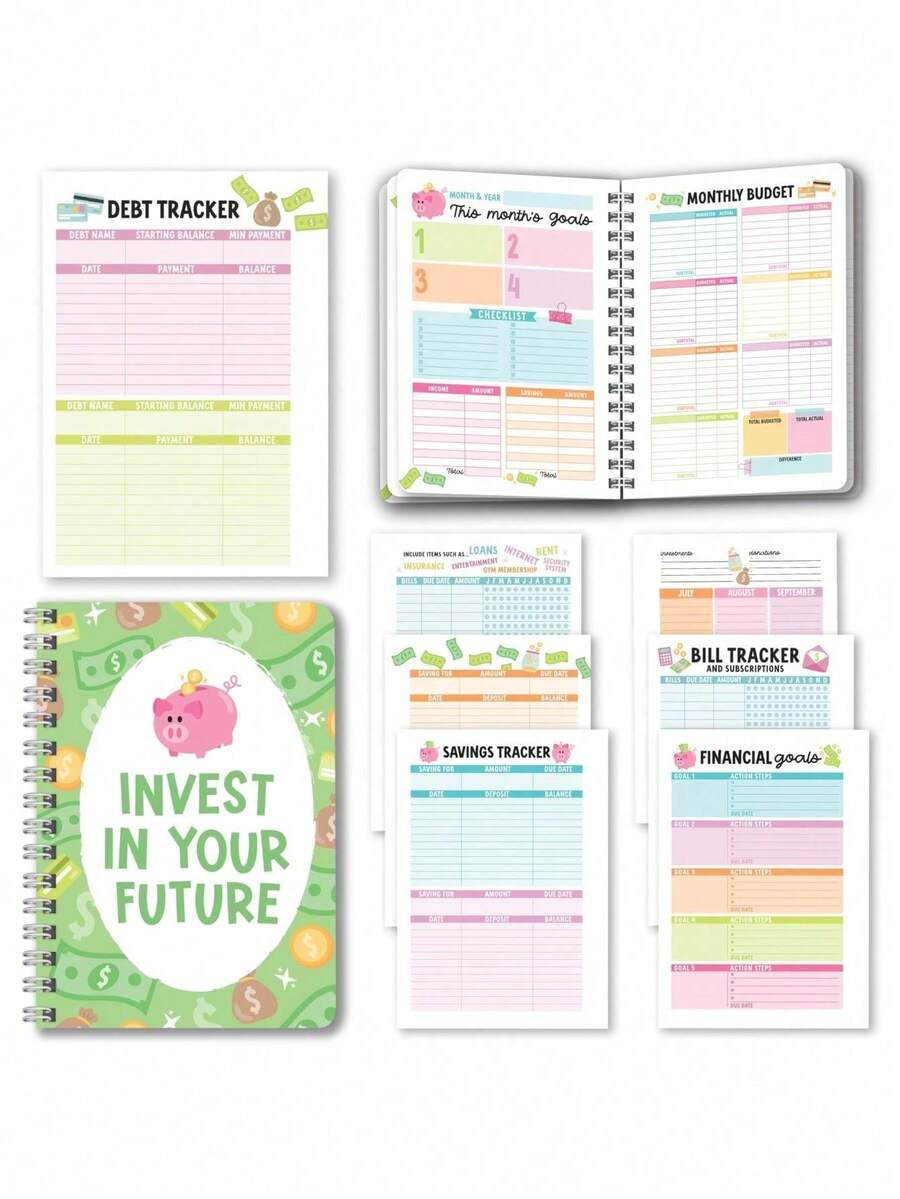 2025-2026 Budget Planner, 1 Piece, Calendars And Planners, Hadley Designs - Dollars - View 1