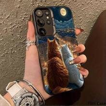 Funda protectora a prueba de golpes de diseño de moda compatible con varios teléfonos de la serie  Galaxy, incluyendo A12 a A35, A52S, A53, A55 y S21 Plus 5G. - Colores mixtos - Ver 5
