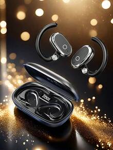 Lenovo EA366 Ear-Hook Bluetooth Headphones, Open-Back Bone Conduction, Bluetooth 5.4 Stable Connection, Sweat-Proof And Anti-Loss For Exercise, Compatible With Apple, Huawei, And Xiaomi - Black - View 2