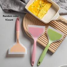 1 Piece Random Color Silicone Household High Temperature Resistant Colorful Silicone Spatula Non-Stick Baking Cooking Tools Dishwasher Kitchen Supplies For Friends And Mothers - Random Color - View 6