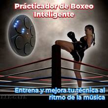 Máquina De Boxeo Guantes Boxeo Ejercicio Inteligente Música - Multicolor - Ver 4