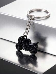 Colorful Motorcycle Keychains - Black/Blue/Green/Red Bike Key Ring Set, Unique Accessory For Motorcycling Fans - Multicolor - View 5