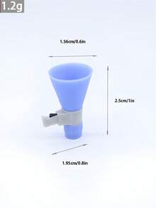 1pc/3pcs 1:12 Dollhouse Decor Accessories - Miniature Handheld Megaphone, Realistic Small Speaker, Dollhouse Miniature Model, OB11 Scene Micro Speaker, Realistic Toy Model, Micro Scene Decor Prop, Yellow/Purple/Blue