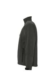 THEGEWA Men's 340gsm Softshell Thermal Jacket With Fleece Lining, Functional Design And Full Zip, 11 Colors Available, Perfect For Outdoor Use And Customization - Available S To 3XL - MARNAULA - Dark Grey - View 5
