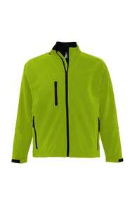 THEGEWA Men's 340gsm Softshell Thermal Jacket With Fleece Lining, Functional Design And Full Zip, 11 Colors Available, Perfect For Outdoor Use And Customization - Available S To 3XL - MARNAULA - 薄荷綠 - 查看 7