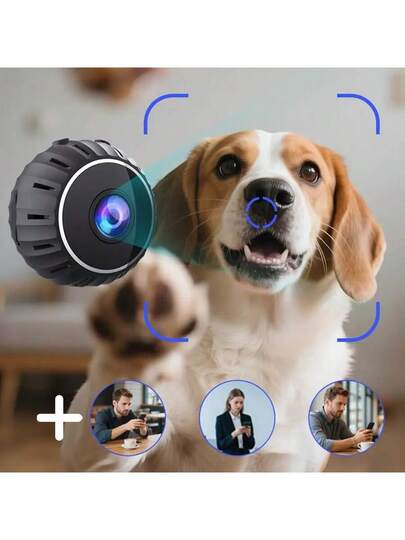 1pc Small 1080p Spy Camera, 2.4G Wireless WiFi Hidden Full HD Home/Office Security. view 7