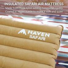 Haven Safari - Tienda de campaña de hamaca completa para camping lona de poliéster 300D incluye almohadilla aislante de alta calidad y mosca de lluvia 80 x 30 pulgadas - Suroeste - Ver 5