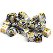 10pcs/Pack Best Seller Marble Acrylic Polka Dot Dice, Dual-Color Dice, 16mm Rounded Square Multicolor Checkerboard Game Accessories, Suitable For Tabletop Games, Entertainment, Parties - Multicolor - View 11
