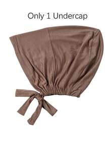 2 件套女士围巾领带帽套装，百搭帽子和头巾组合，适合长袍的弹力帽，雪纺围巾帽子套装，适合休闲造型配饰女士