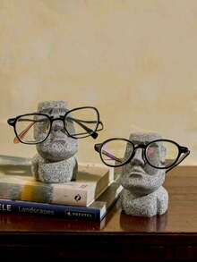 1pc Creative Funny Eyeglasses Holder, Eyewear Store Decor, Office Desk Accessory, Gift, Eyeglass Storage Rack, Gender Reveal Party, Perfect For Birthday, Wedding, Party, Great Gift For Coworkers, Friends And Family, Back To School Essential, Room Decor - Multicolor - View 3