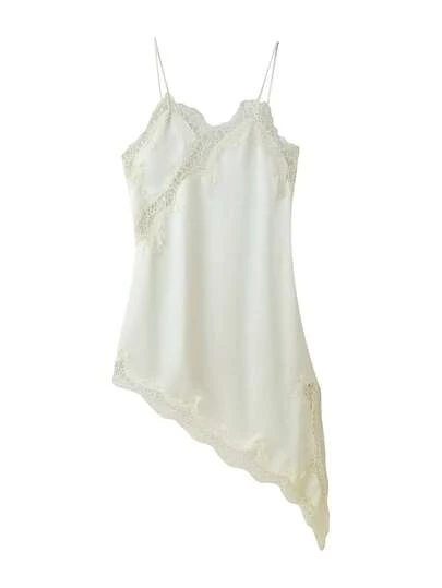 MUMRAP 女士纯色性感蕾丝拼接修身连衣裙优雅时尚派对礼服