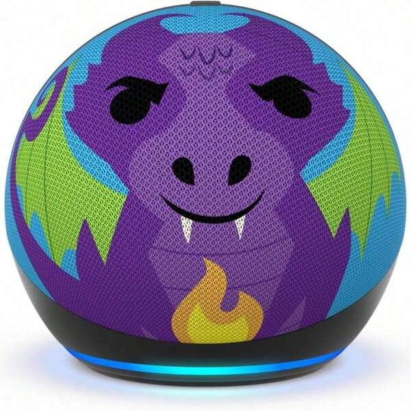 Echo Dot (modelo más nuevo),– Alexa Altavoz inteligente con Wi-Fi y Bluetooth, Altavoz Bluetooth portátil batería de larga duración sonido vibrante. Ideal para dormitorios, salas de estar y oficinas