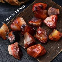 Pedras Brutas de Ágata Vermelha Natural - Blocos Decorativos Espécime de Ágata Bloco de Decoração de Mesa Ornamentos Feitos à Mão