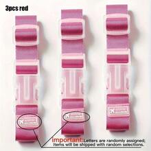 Colorful Luggage Straps - With Adjustable Buckle Design, Durable Travel And Outdoor Accessories, Suitable For Suitcases, Cars And Hiking Equipment, Portable And  For Fixing, Bright-Colored Ropes, Casual Style, Strong Material