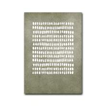 1pc/Set Sage Green Japandi Dot Abstract Wall Art, Minimal Ink Hand Painted Poster Print, Natural Texture Print, Boho Earthy Tone Scandi Wall Art, Home Decor Living Room, Wall Decor, No Frame - Multicolor - View 7