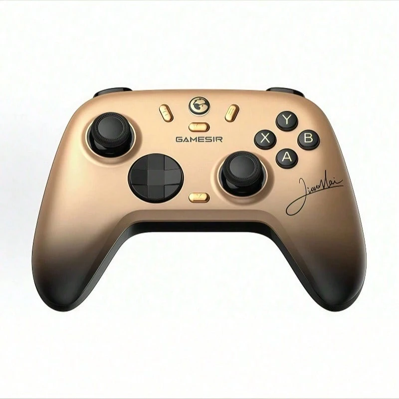 GAMESIR وحدة تحكم ألعاب متعددة المنصات N2 Lite مع تبديل ثلاثي الأوضاع للألعاب على الأجهزة المنزلية والكمبيوتر الشخصي والهواتف المحمولة، وأزرار ميكانيكية بدون زمن انتقال، وعصا تحكم بتأثير هول، ووقت استجابة عالي يبلغ 1000 هرتز.