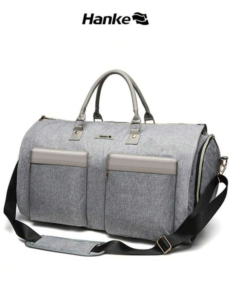 New Large Women's Travel Bag Foldable And Waterproof Everyday Style, FASHION SHOP - 淺灰色 - 查看 1