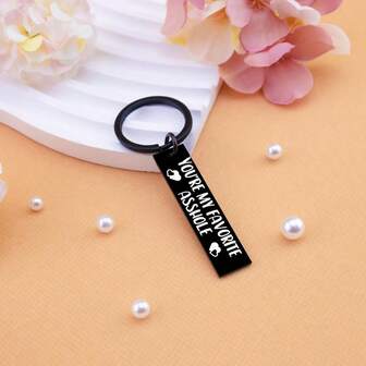 1pc BF Gifts Keychain For Boyfriend Funny Keychain For Men Him Boyfriend Gifts From Girlfriend Husband Bf Boyfriends Birthday Gift Valentines Day Anniversary Christmas Gift Unique Cool Present For Men