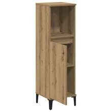 vidaXL Badschrank Artisan-Eiche 30x30x100 Cm Holzwerkstoff - Yellow - View 5