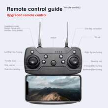 Drone  Cuadricóptero con Cámara HD 720P Control de Altura Fija Vuelo a 360° Control Remoto Plegable para Fotografía y Vídeo - Negro - Ver 4
