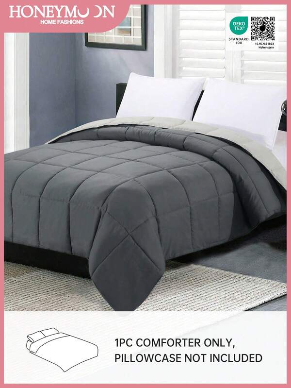 1pc Comforter Duvet Insert - Quilted Comforters, All Season Duvet, Down Alternative Bedding Comforter. For Home Bedding And School Bedding Dorm Essentials, Oeko-Tex Certified