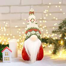 1 cái/5 cái Đồ trang trí Giáng sinh, Tượng ông già không mặt phong cách Bắc Âu, Mũ len hình người lùn rừng, Đồ trang trí để bàn, Đạo cụ trang trí bàn làm việc tại nhà, Đạo cụ sắp xếp không khí ngày lễ Giáng sinh, Phụ kiện trang phục tiệc theo chủ đề, Thích hợp để trang trí nhà cửa, Trang trí tiệc tùng, Trang trí trang trại. - Nhiều màu - Xem 6