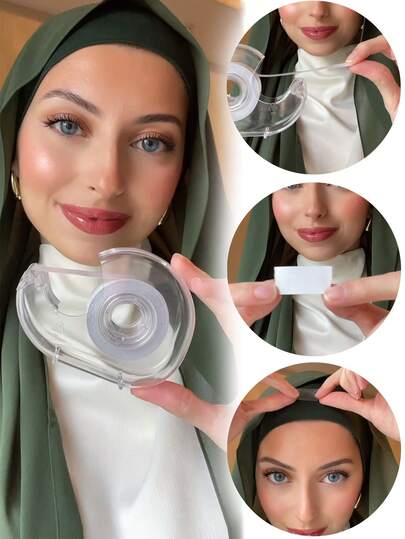 1pc Headband Holder & Headband Clip Combo, Convenient Hair Fixing Device, Non-Slip Lightweight Hair Accessory, Wear-Resistant & Deformation-Resistant, Compact & Portable Design, Suitable For Travel, Commute And Daily Use