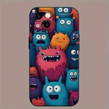 Funda de Teléfono Mate con Patrón de Mariposa Angel Eyes Impresa en UV Protección Completa de 360 Grados Compatible con iPhone 11 12 13 14 15 Pro Max 16 XR X/XS 7 8 Plus SE Mini Smartphones - Mezcla de colores - Ver 1