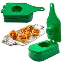 A Versatile Banana-Shaped Dough Press And Meatball - A Kitchen Gadget Making Stuffed Pasta, Snacks And Meatballs - Durable PPSU Plastic Cooking Accessories - Manual Operation - Multicolor - View 1