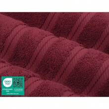 American Soft Linen - Juego de toallas de 3 piezas 1 toalla de baño 1 toalla de mano 1 toalla 600 g/m² 100 % algodón turco para baño juego de toallas rojas burdeos - Rojoburdeos - Ver 3