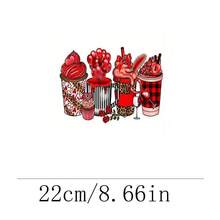 1pc/2pcs/3pcs Iron-On Stickers, Heat Transfer Decals - Suitable For DIY Pillows, T-Shirts, Clothing, Canvas Bags, Hoodies, Backpacks, Jeans - Multicolor - View 2